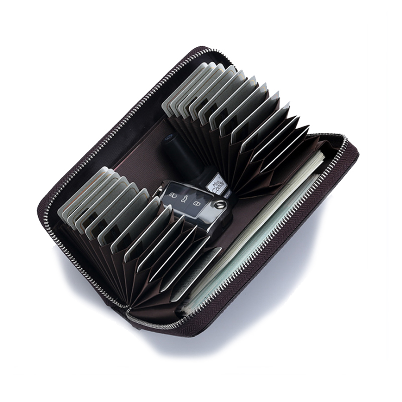 牛革　アコーディオンプリーツ　カードケース