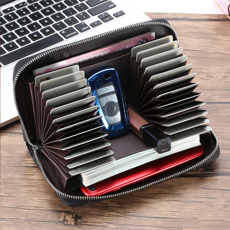 牛革　アコーディオンプリーツ　カードケース