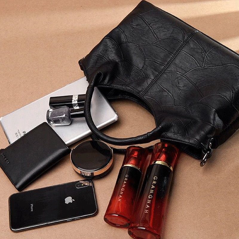 ソフトレザーのハンドバッグ