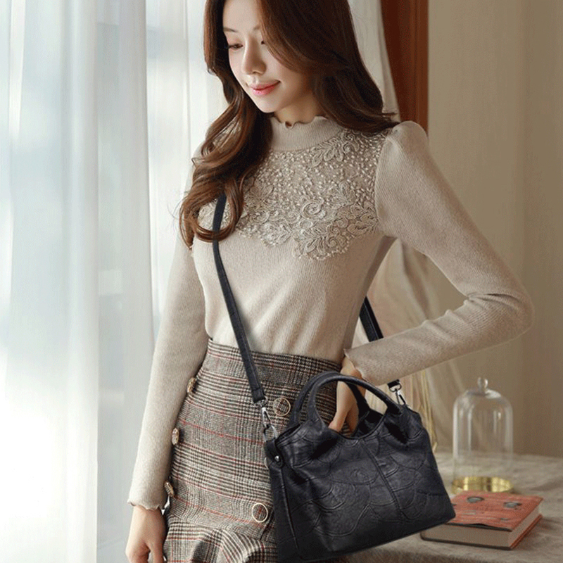 ソフトレザーのハンドバッグ