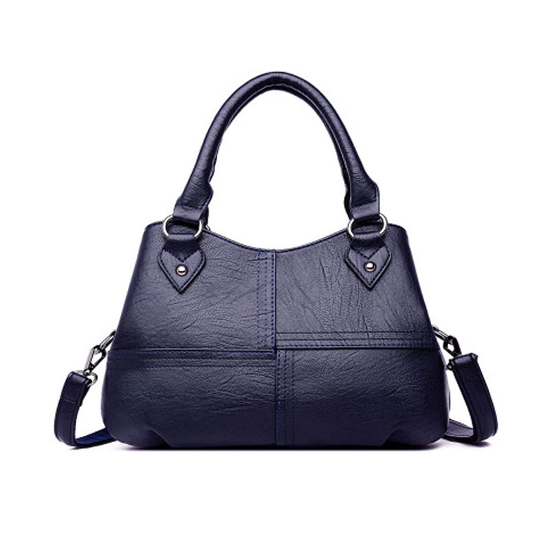 ソフトレザー3層バッグ