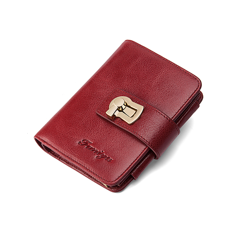 本革折りたたみ式財布