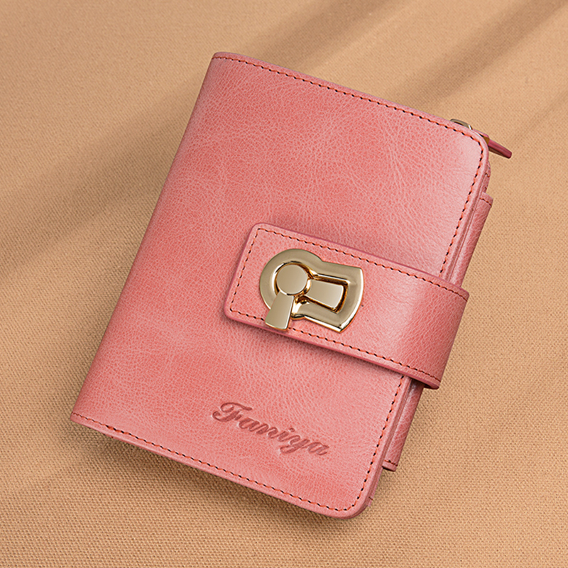 本革折りたたみ式財布