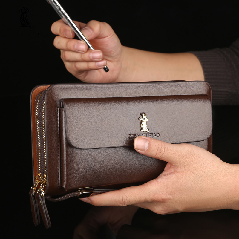 ダブルファスナーセカンドバッグ