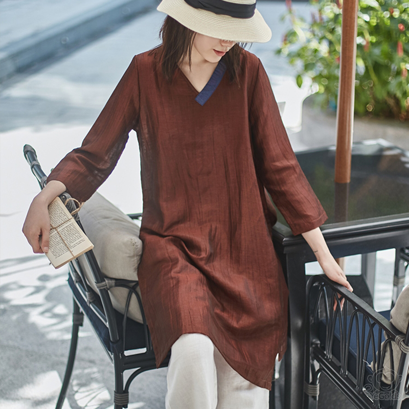 ｖネックリネンセット