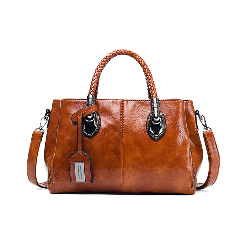 オイルワックスレザーボストンバッグ