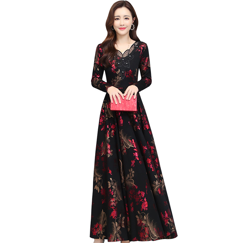 花のエレガントワンピース