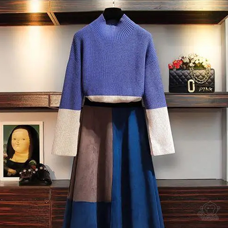 セーター・スカート2点セット