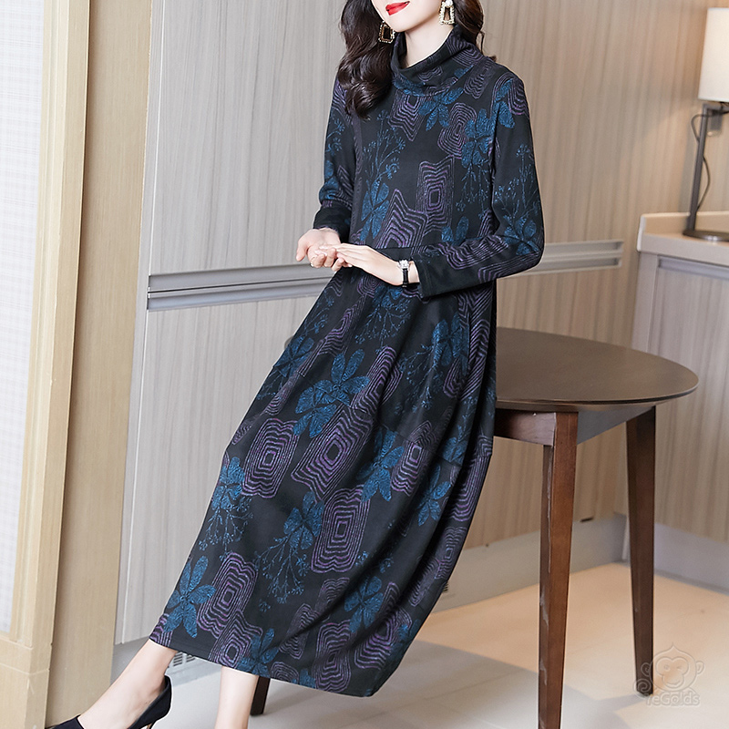 大人のロングワンピース