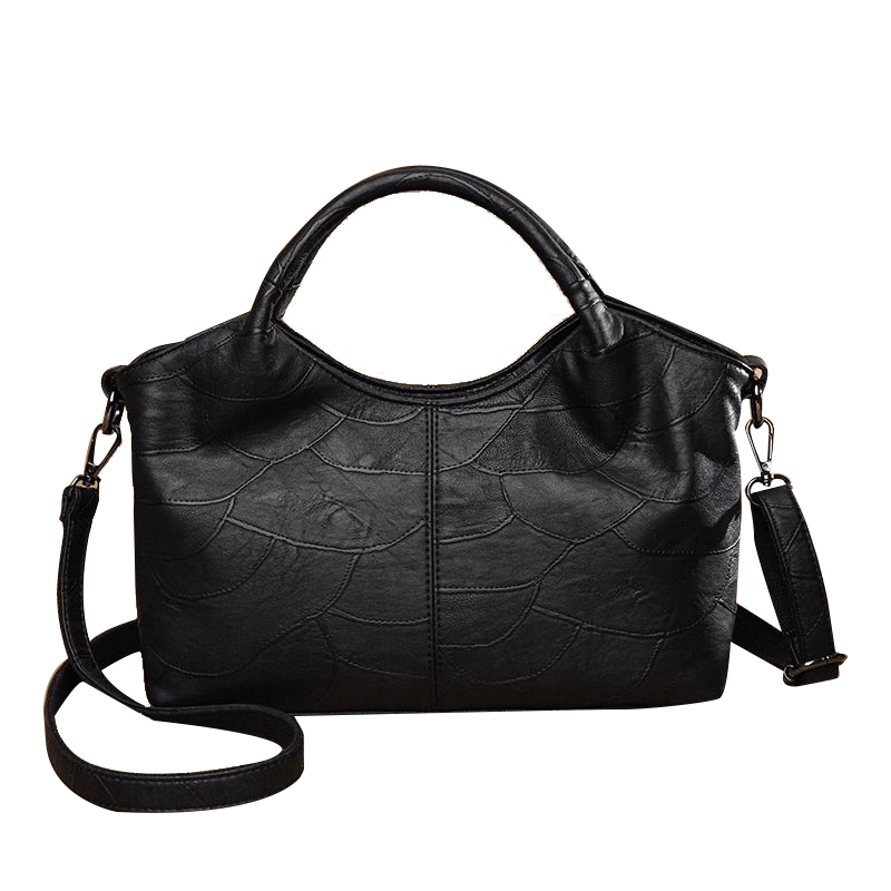 ソフトレザーのハンドバッグ