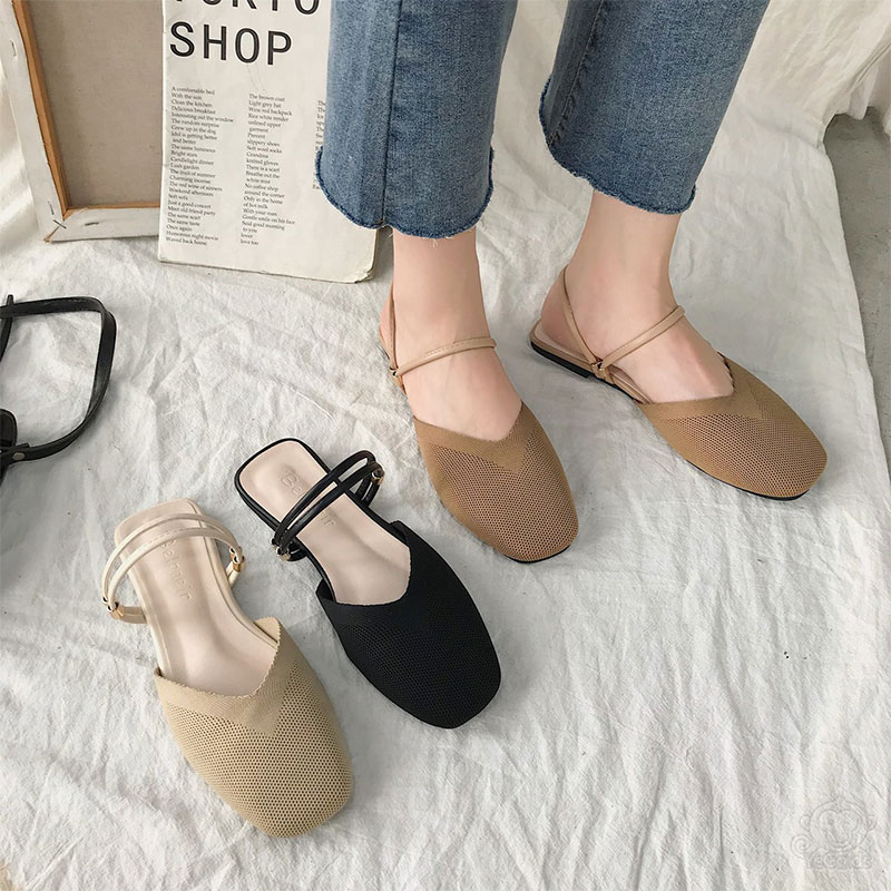 ファッションフラットサンダル